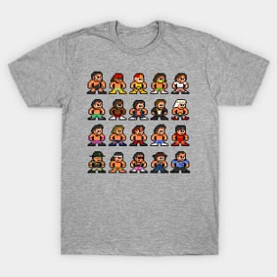 80s WWF 8-bit Pixel Art T-Shirt